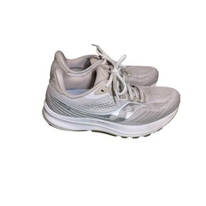 Saucony Ride 14 S10650-15 Gray Running‎ Shoes Sneakers Women's Size 8